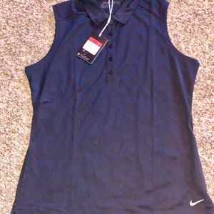 NWT Nike golf sleeveless polo size L